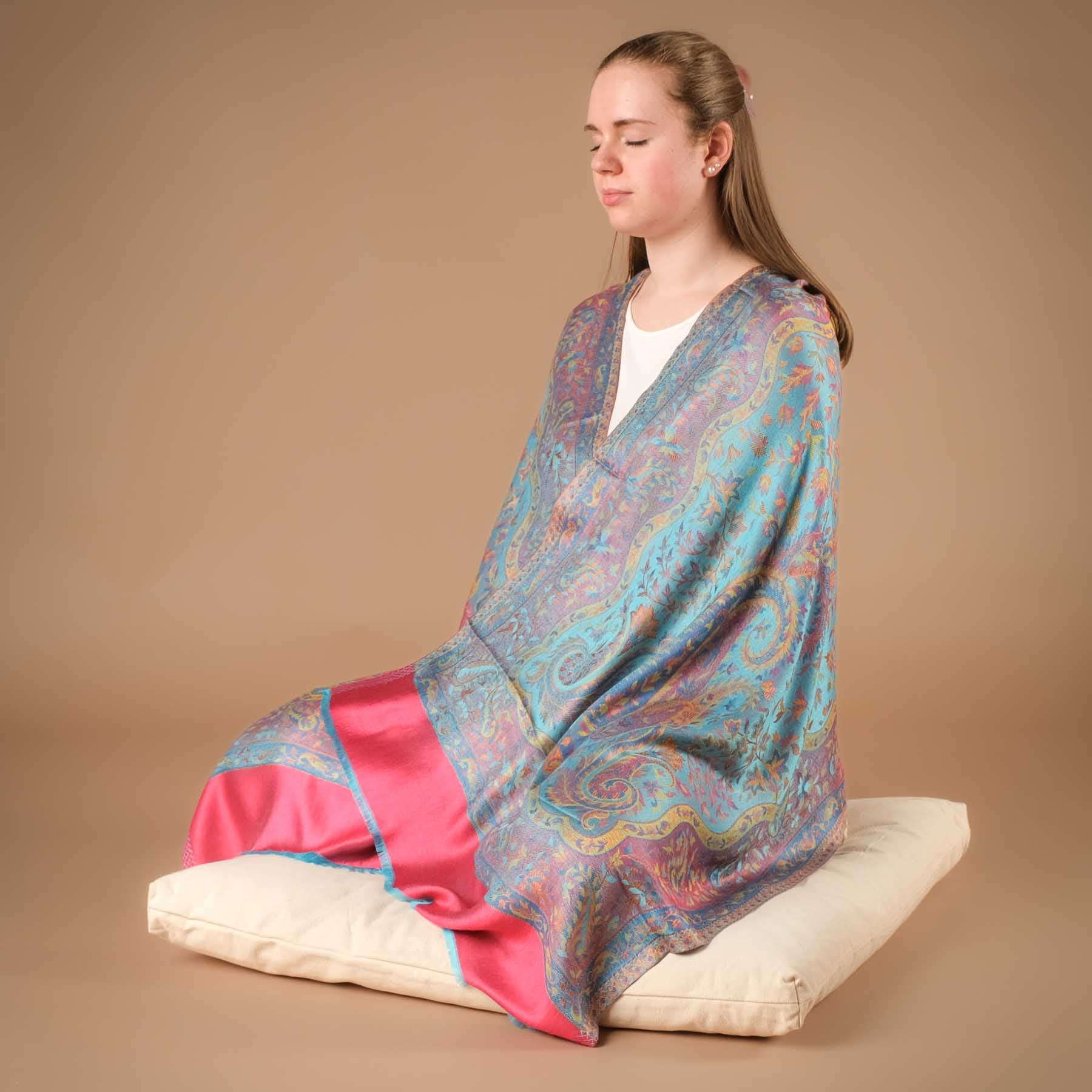 Scialle da meditazione Giove in tessuto modale