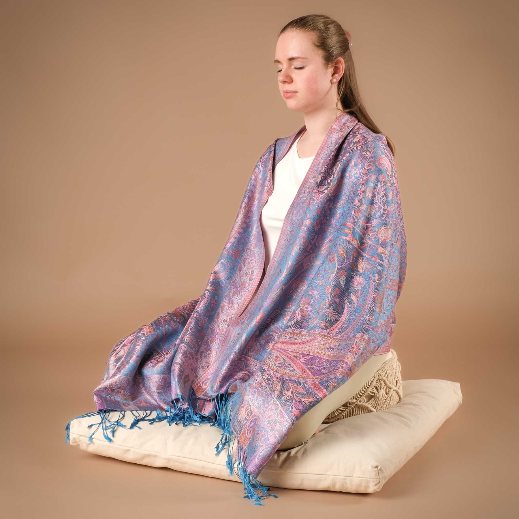 Sciarpa da meditazione in seta Gloria