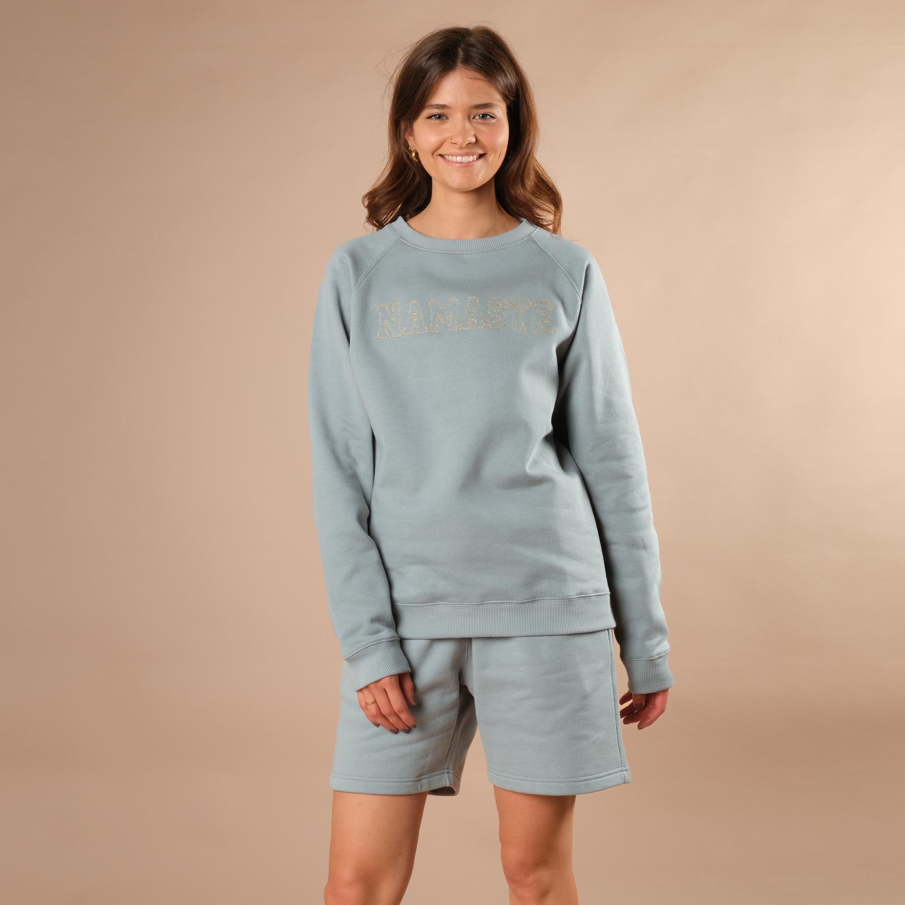 Maglione yoga Namaste menta