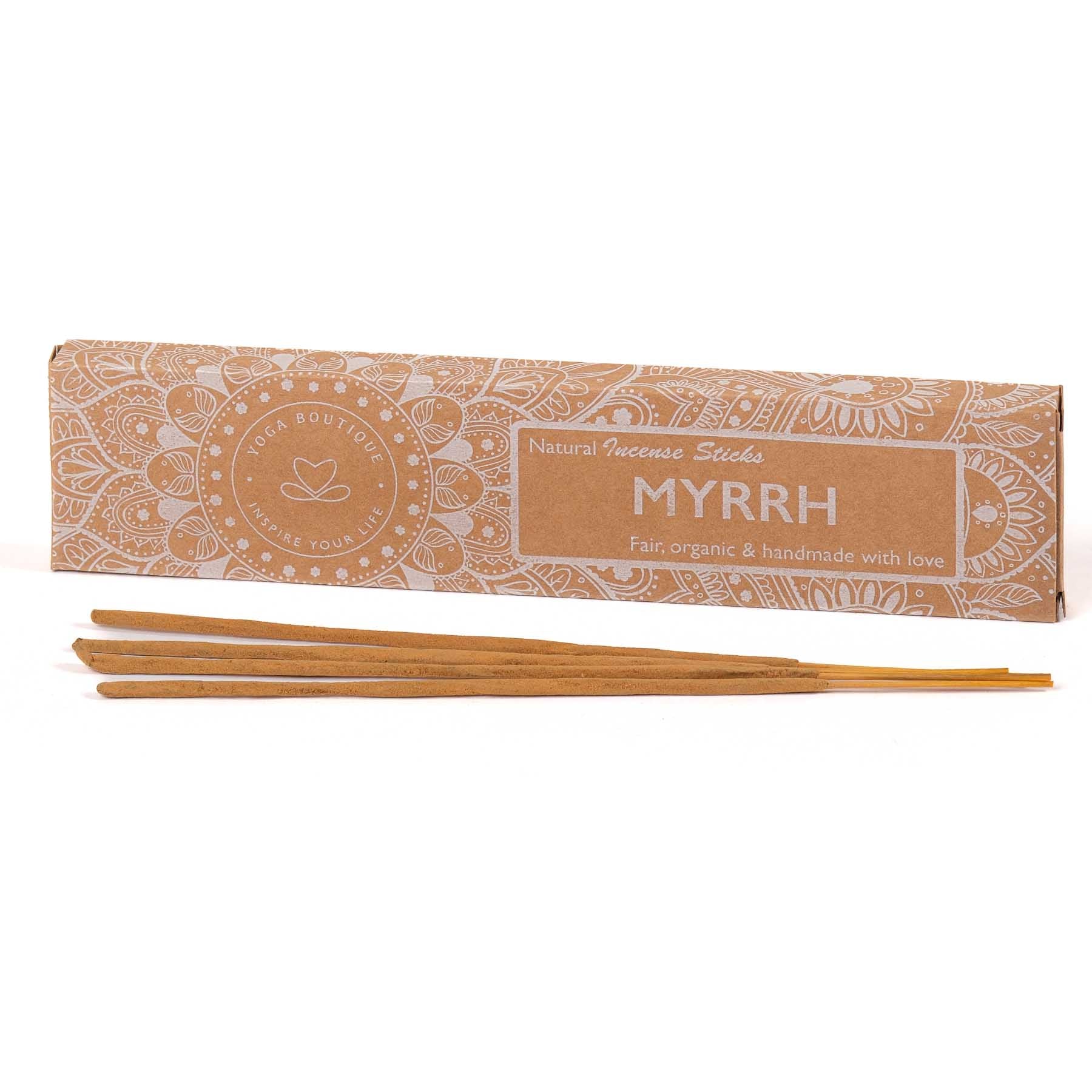 Bastoncini d'incenso Myrrh Yoga Boutique