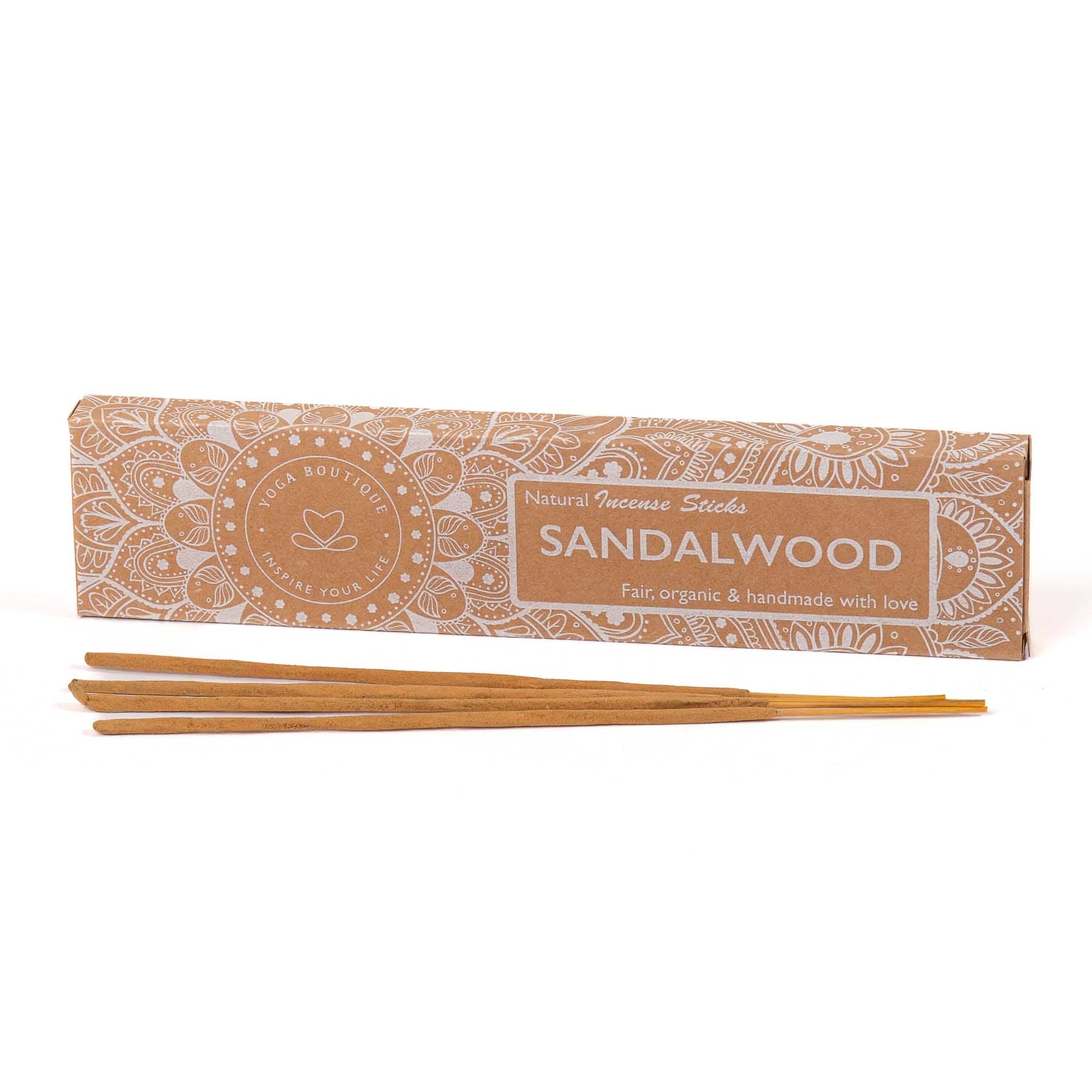 Bastoncini d'incenso Sandalwood Yoga Boutique