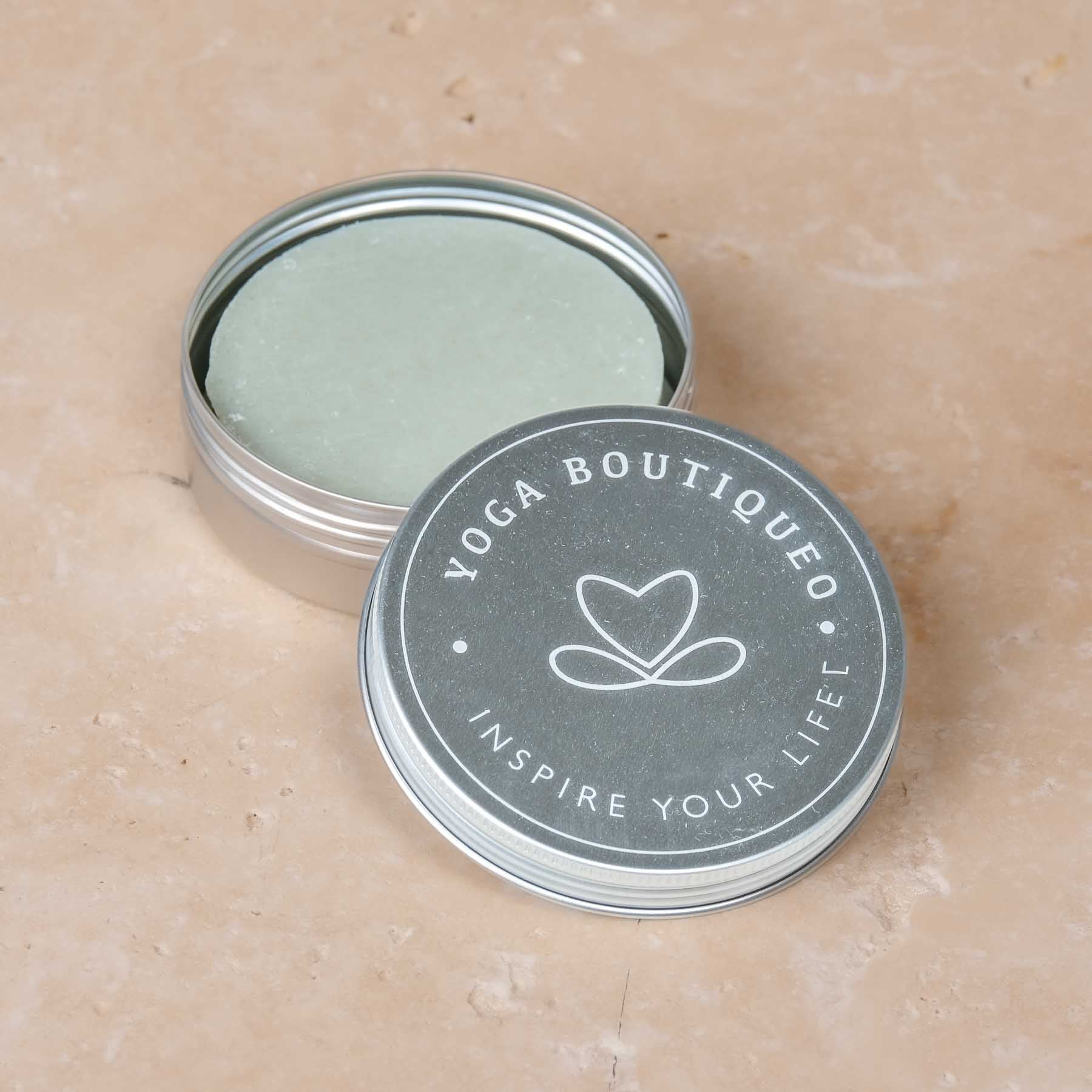 Lattina di sapone in alluminio rotonda