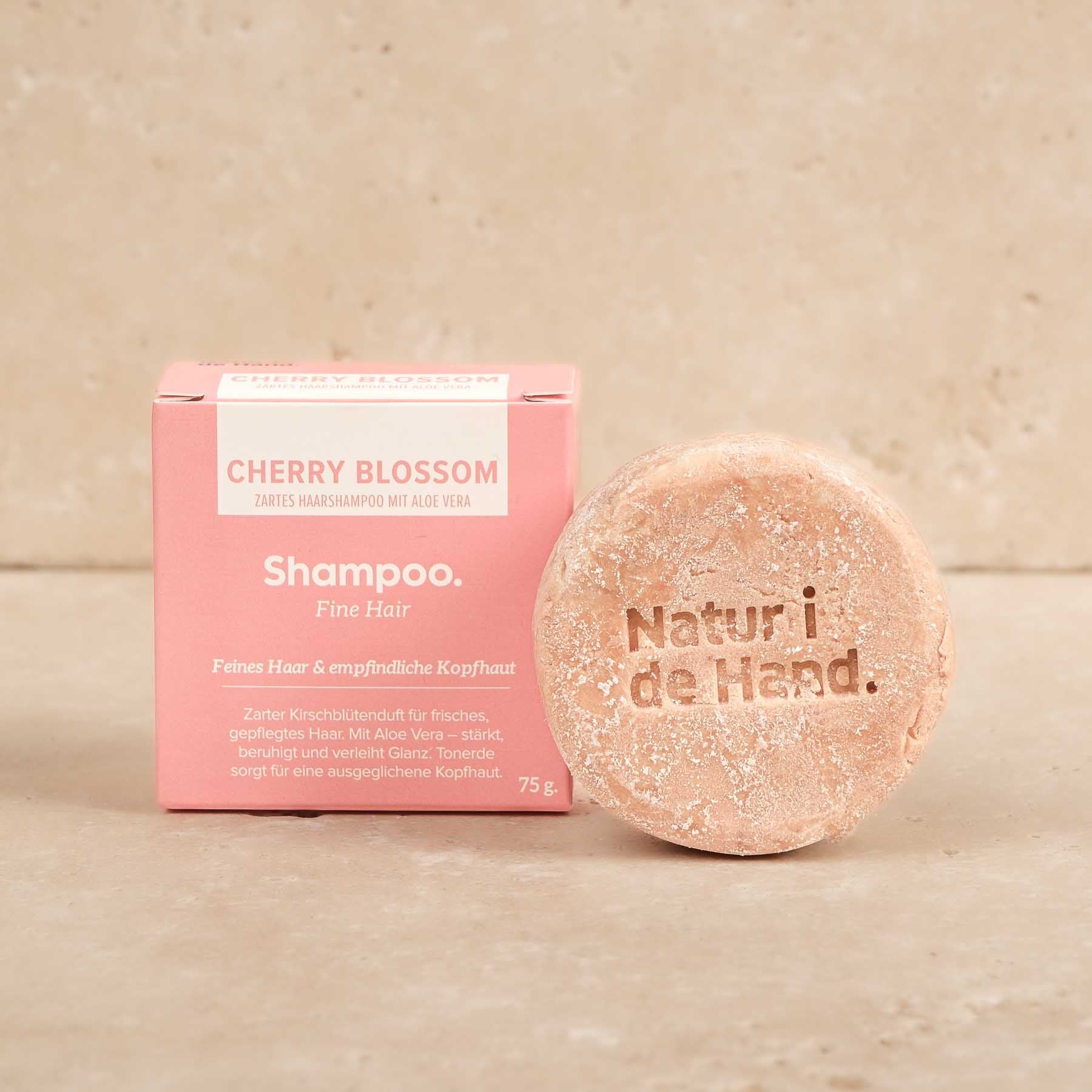 Sapone solido per capelli - Shampoo Bar - Fiori di ciliegio - Made in Switzerland