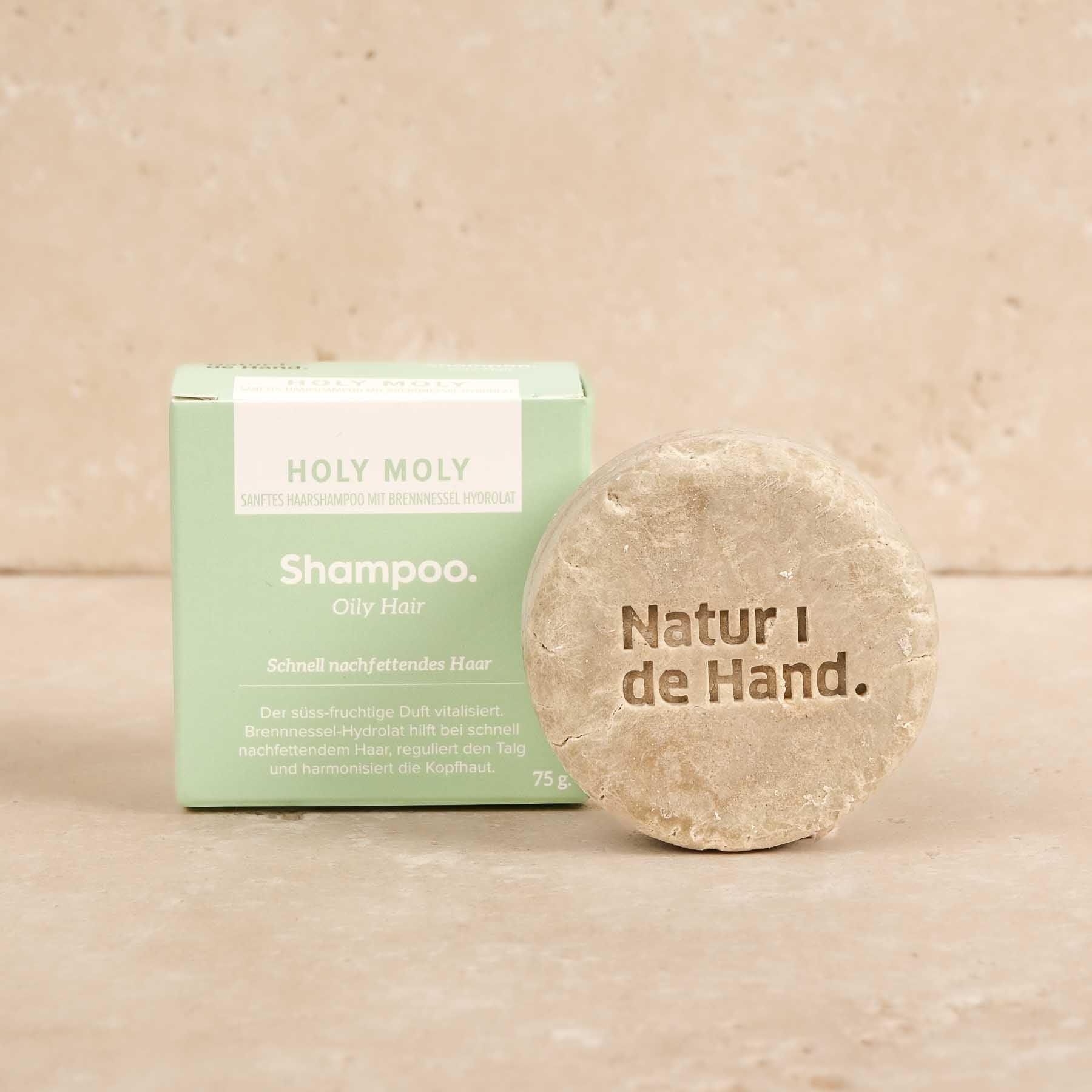 Sapone per capelli sostenibile a rifiuti zero - Barretta shampoo - Holy Moly