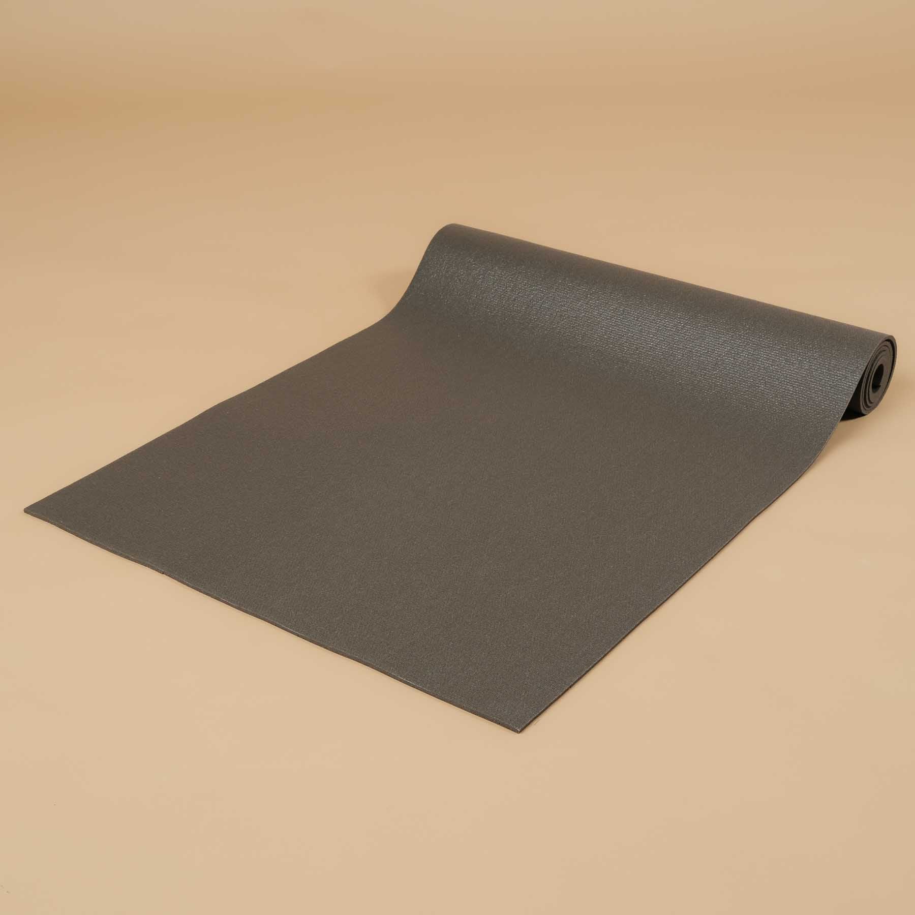 Tappetino yoga da studio in PVC antracite