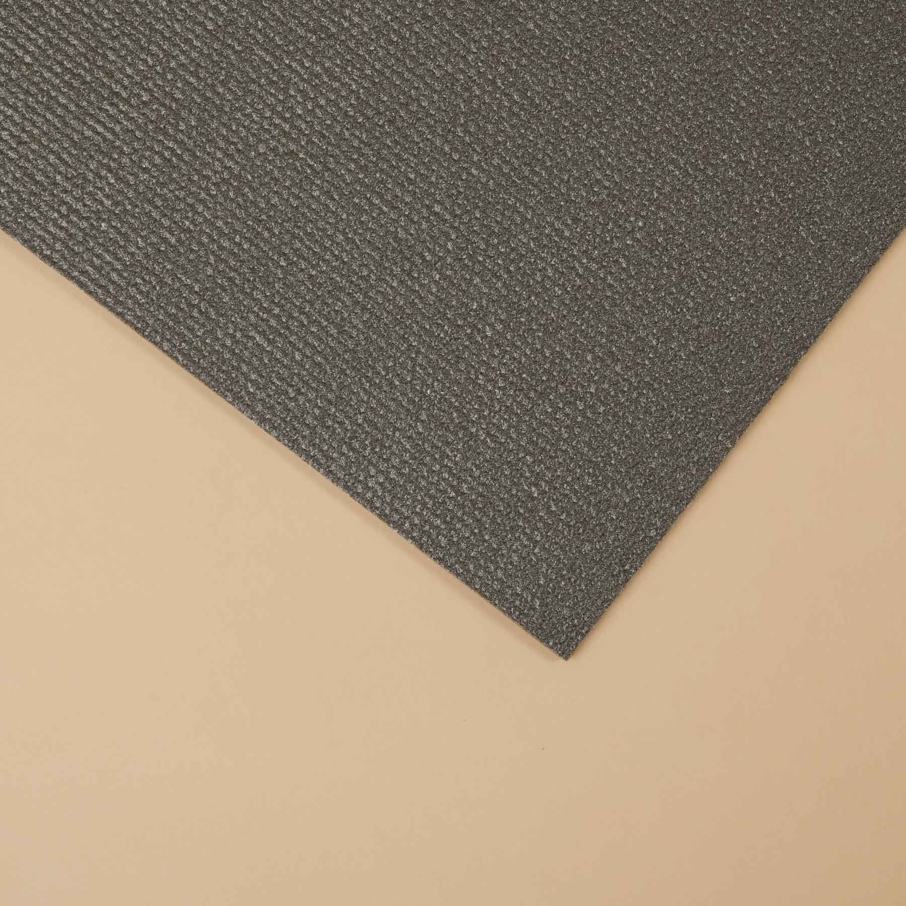 Tappetino yoga da studio in PVC antracite