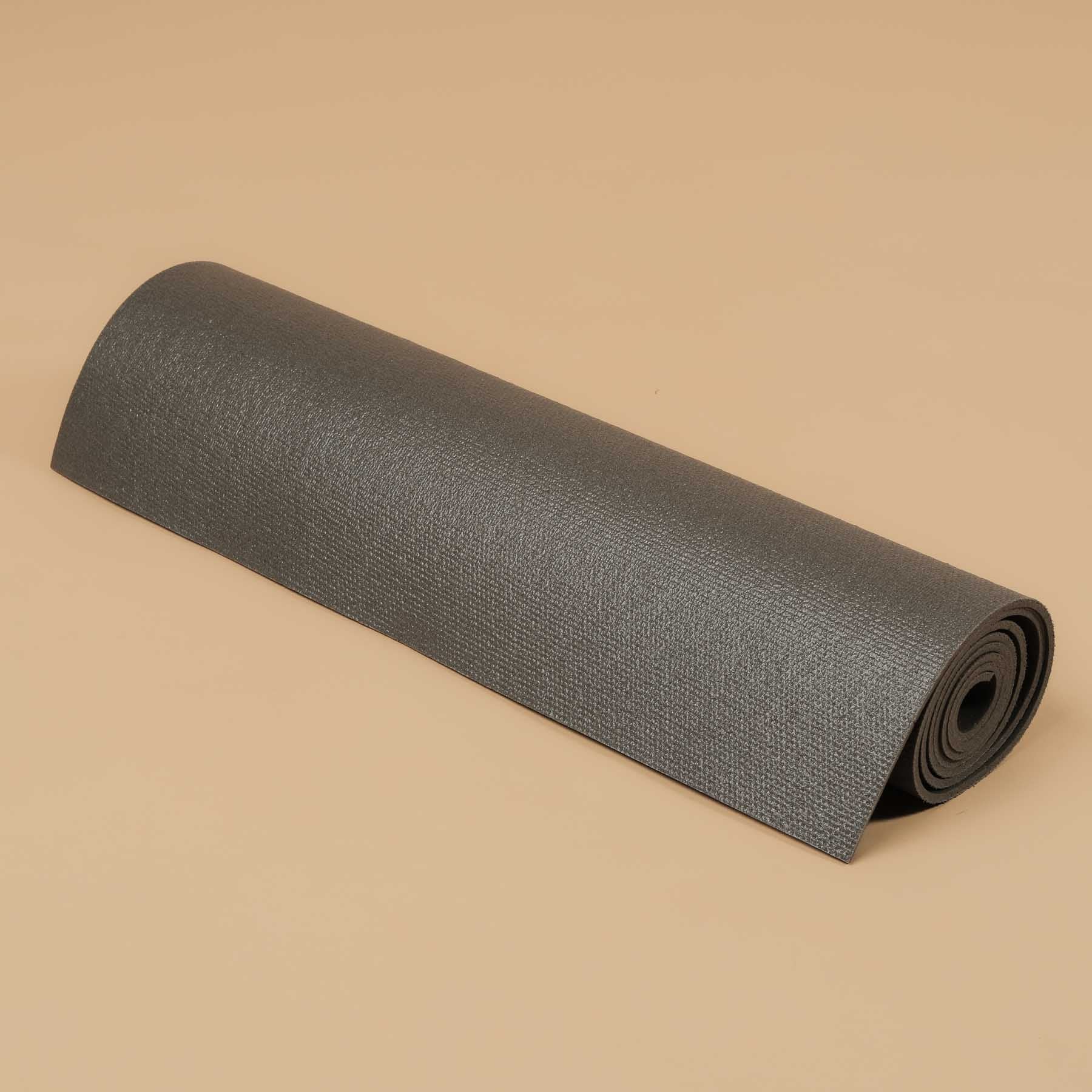 Tappetino yoga da studio in PVC antracite