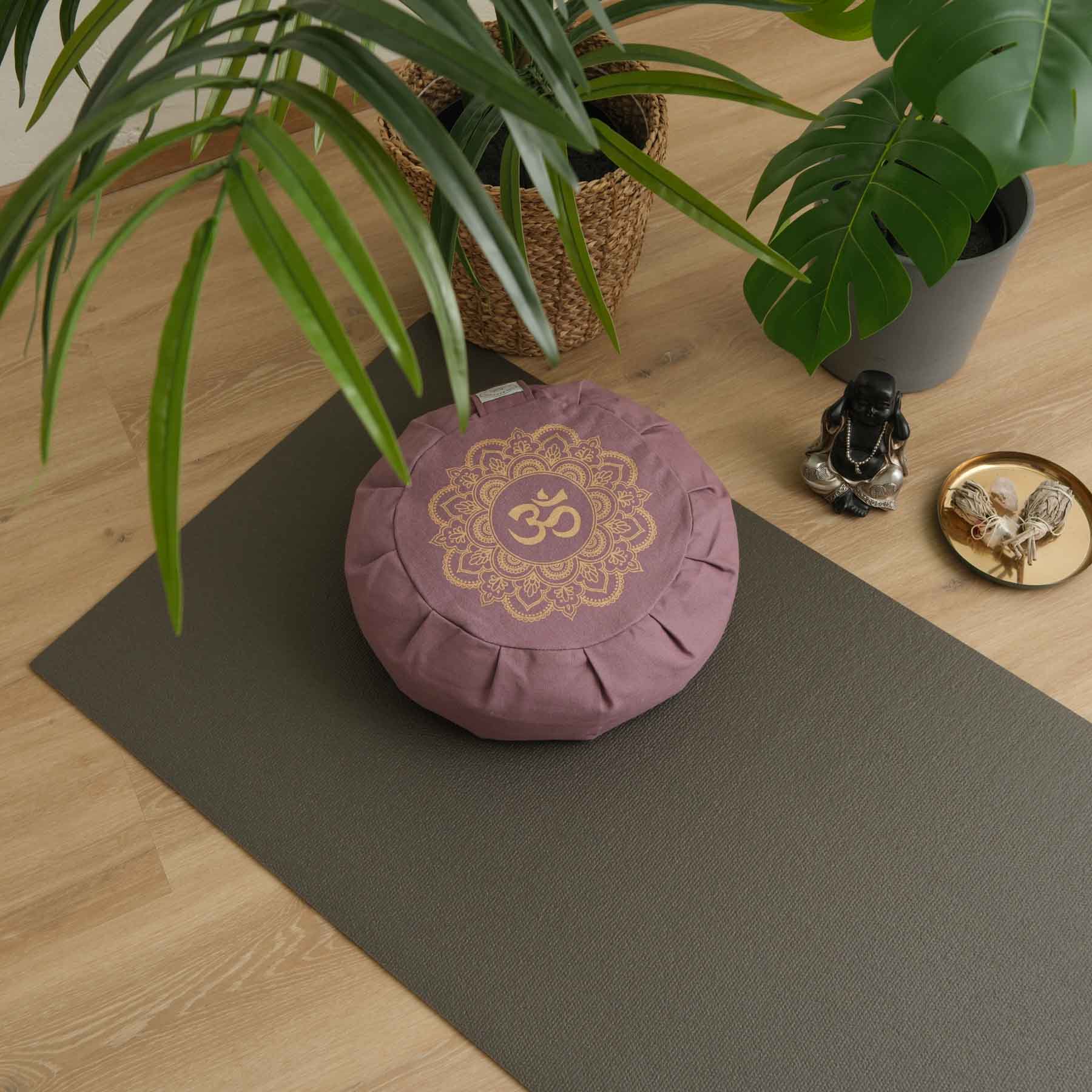 Tappetino yoga da studio in PVC antracite