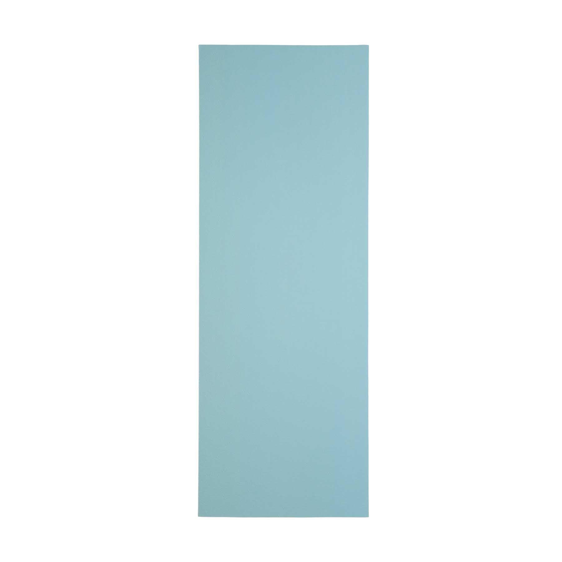 Tappetino yoga da studio in PVC azzurro