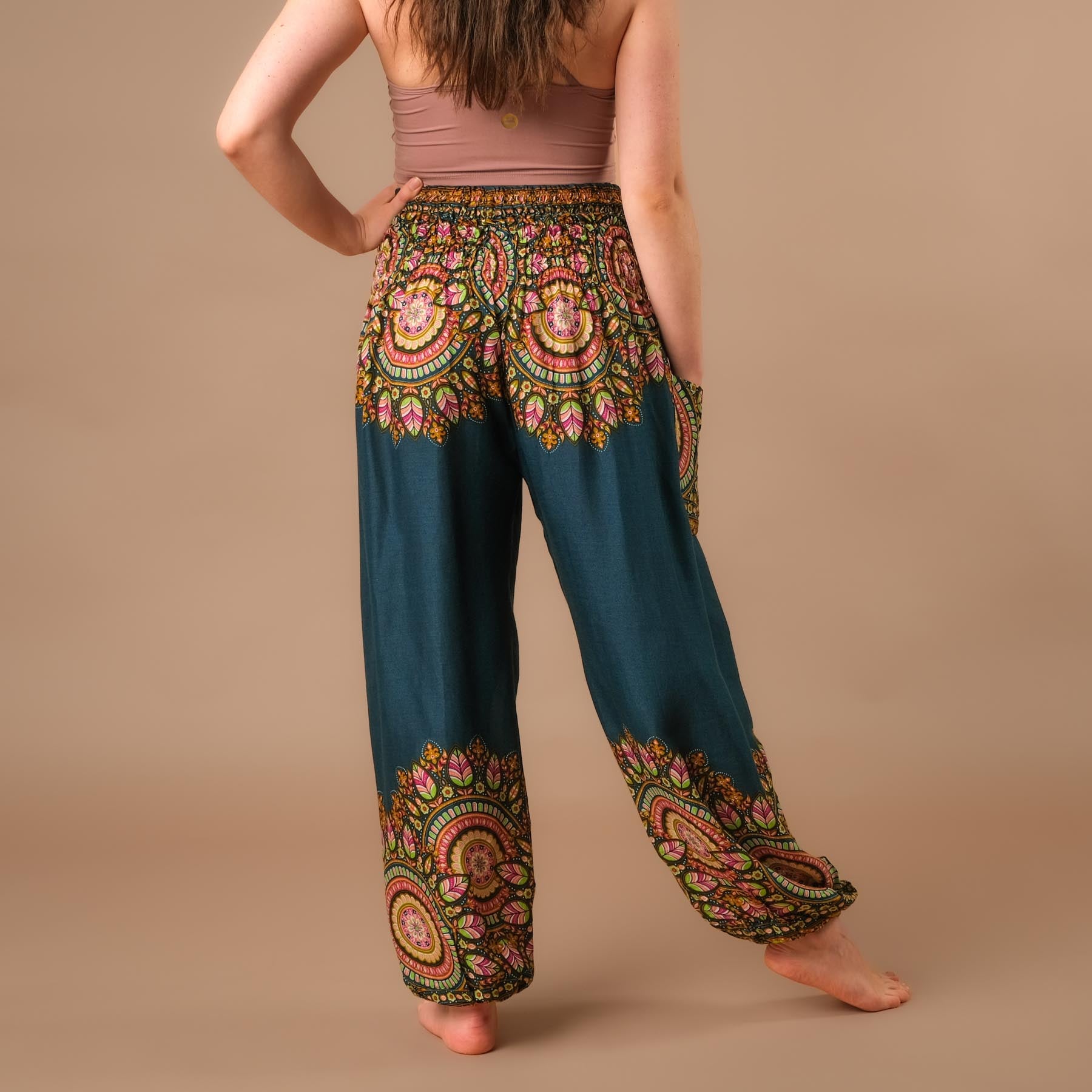 Pantaloni harem yoga Jaipur Boho Pants benzina