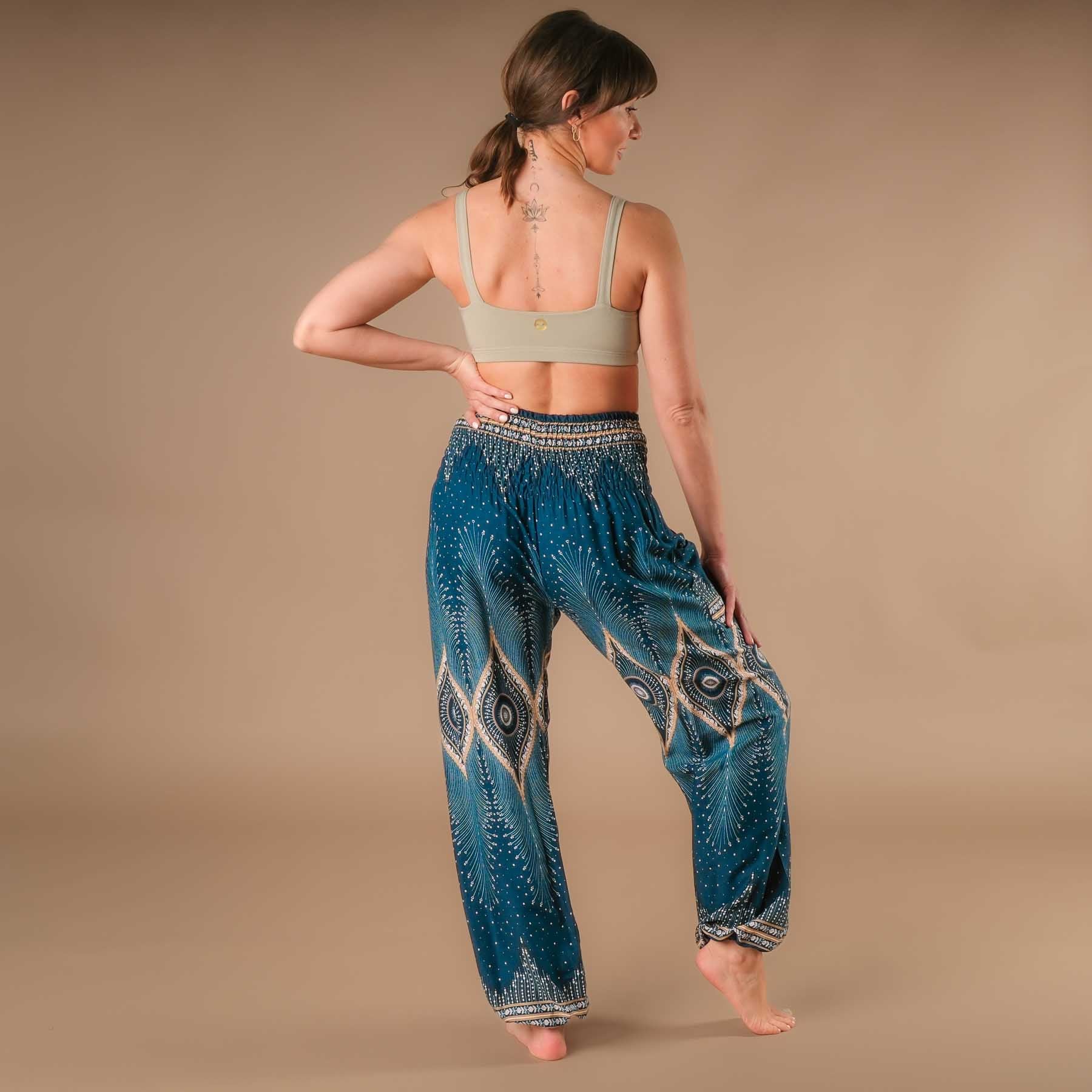 Yoga Harem Pantaloni Boho Pantaloni Oriente benzina