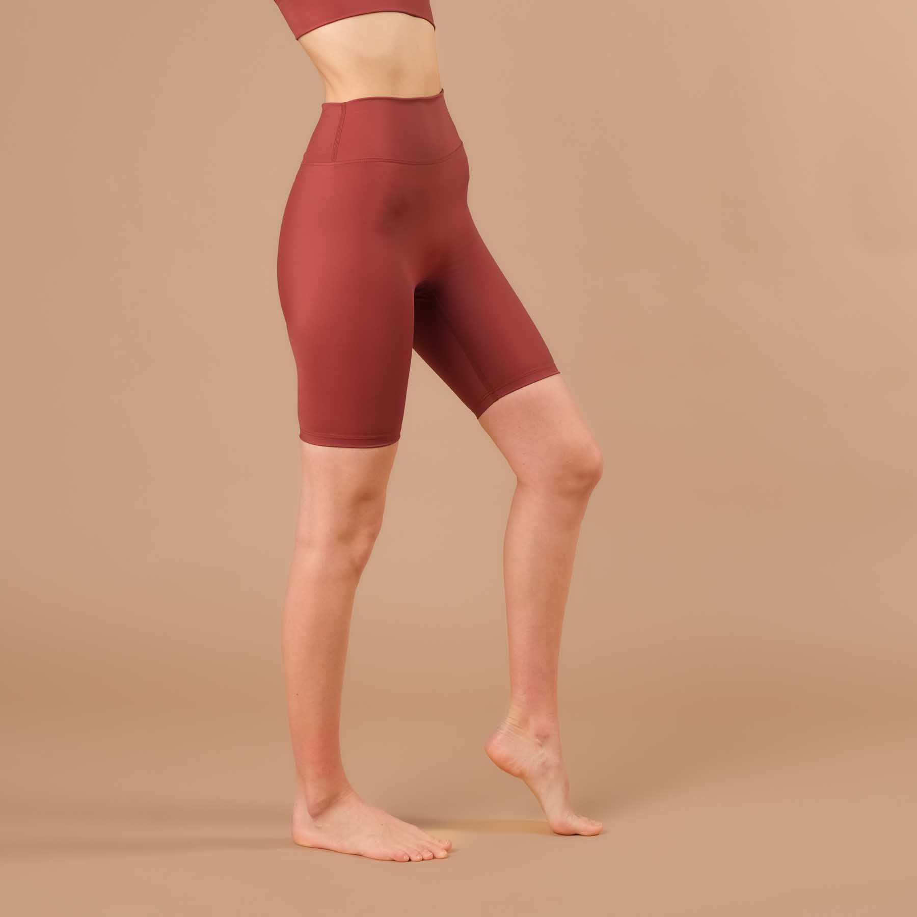 Pantaloncini da ciclista Eco Mare terracotta