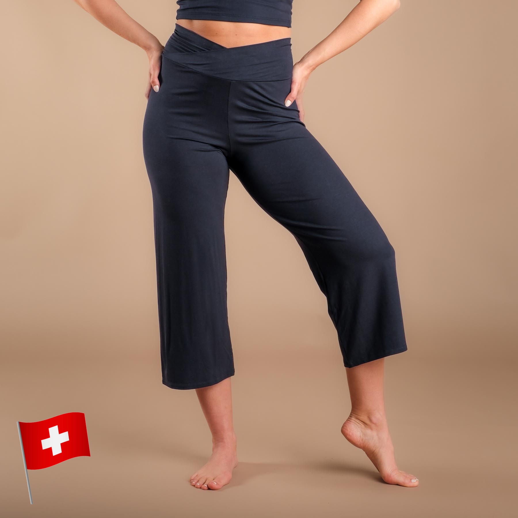 Culotte estiva di yoga Comfy navy