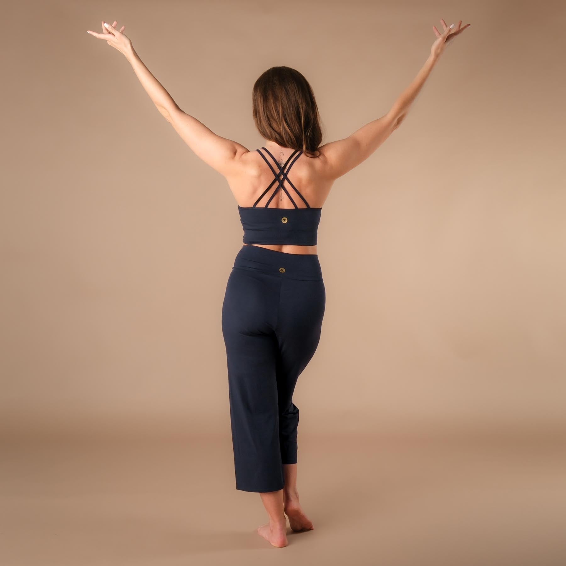 Culotte estiva di yoga Comfy navy