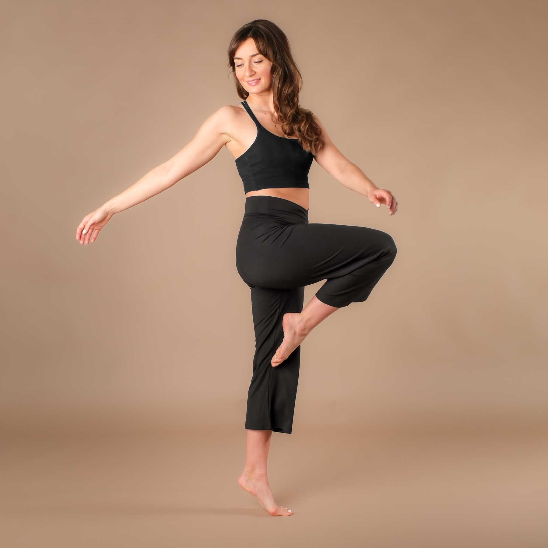 Culotte estiva Yoga Comfy nero