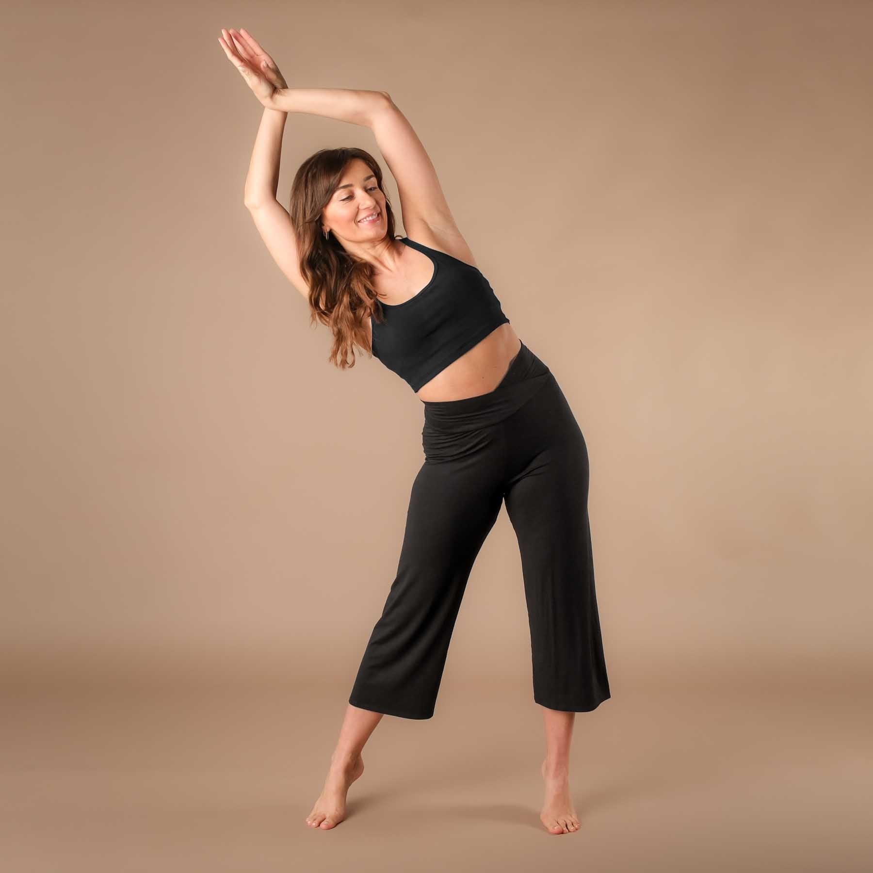 Culotte estiva Yoga Comfy nero