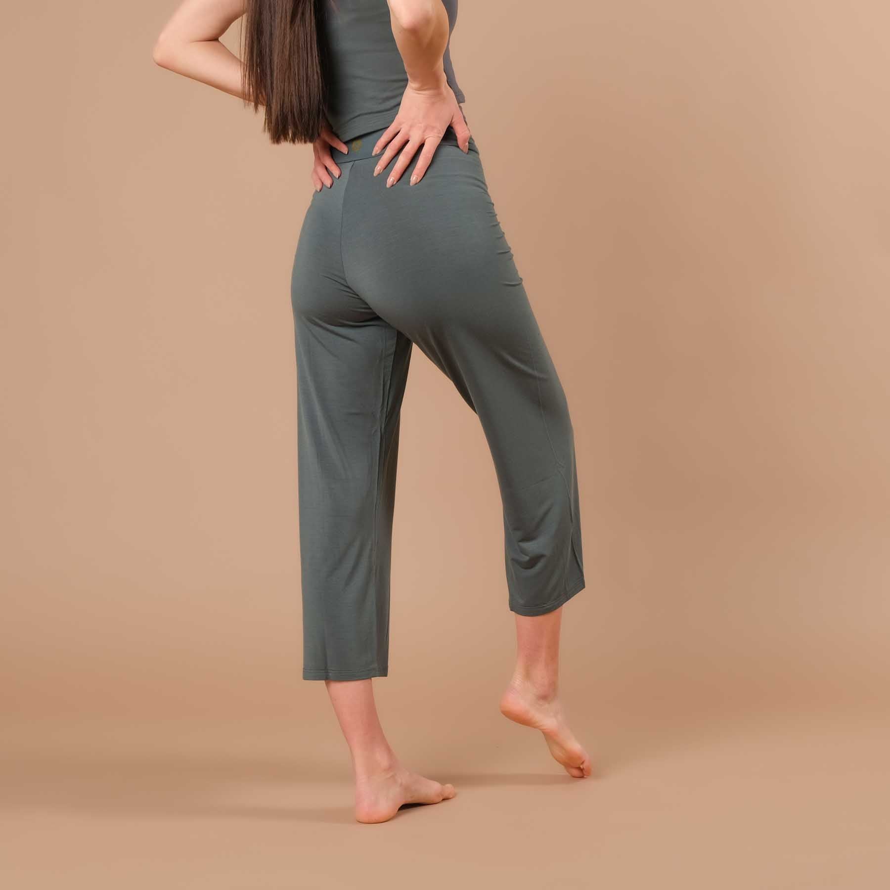 Culotte estiva Yoga Comfy smeraldo