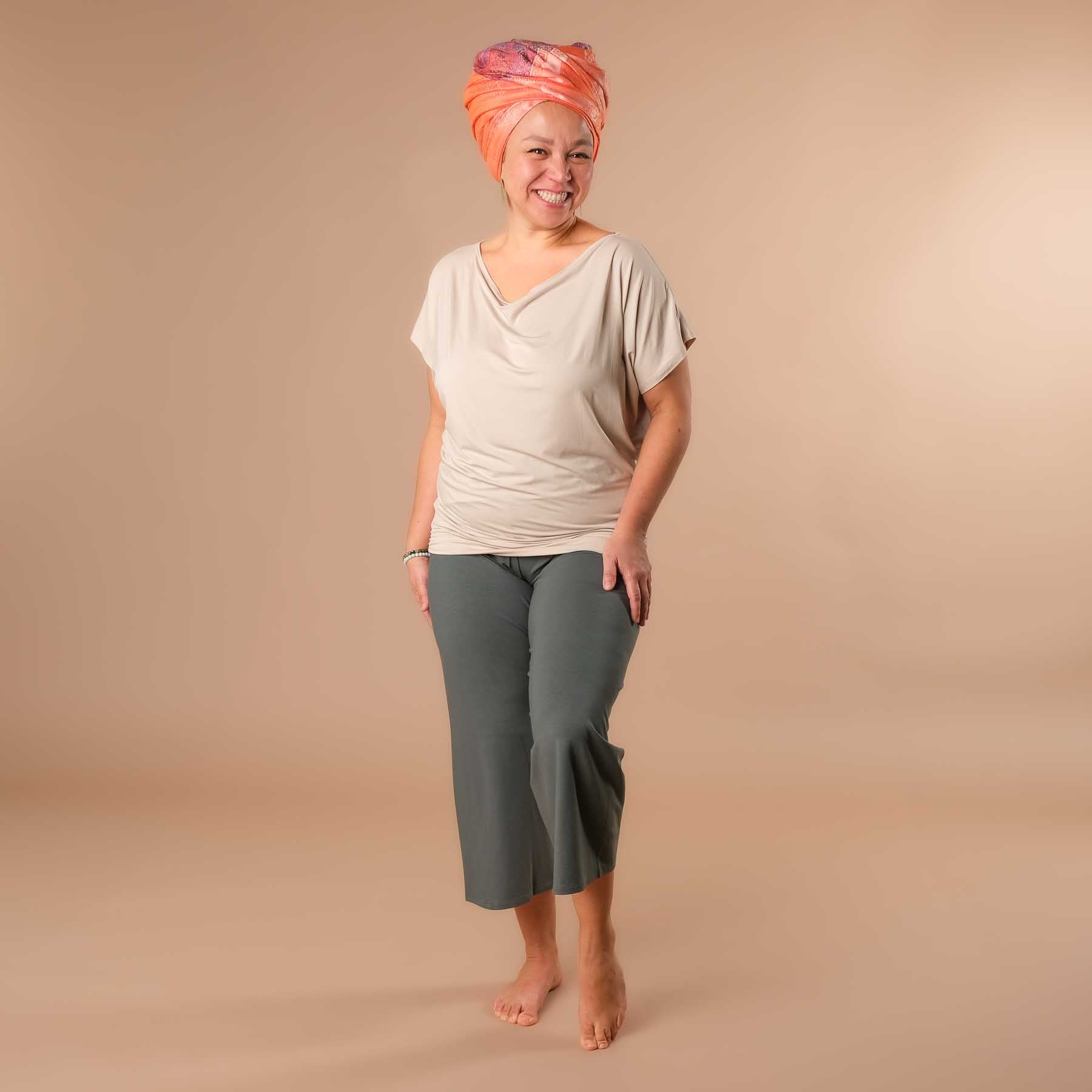 Culotte estiva Yoga Comfy smeraldo