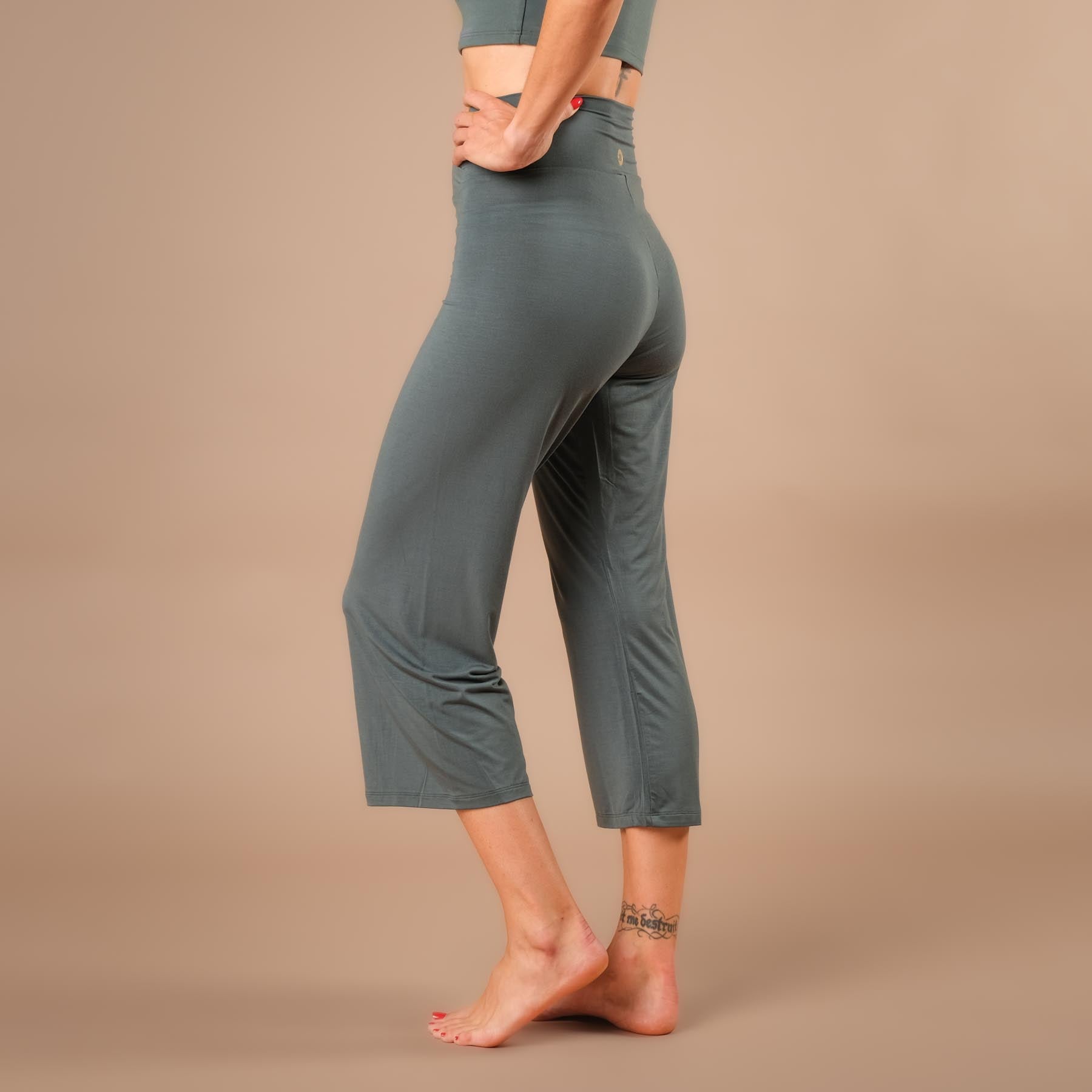 Culotte estiva Yoga Comfy smeraldo