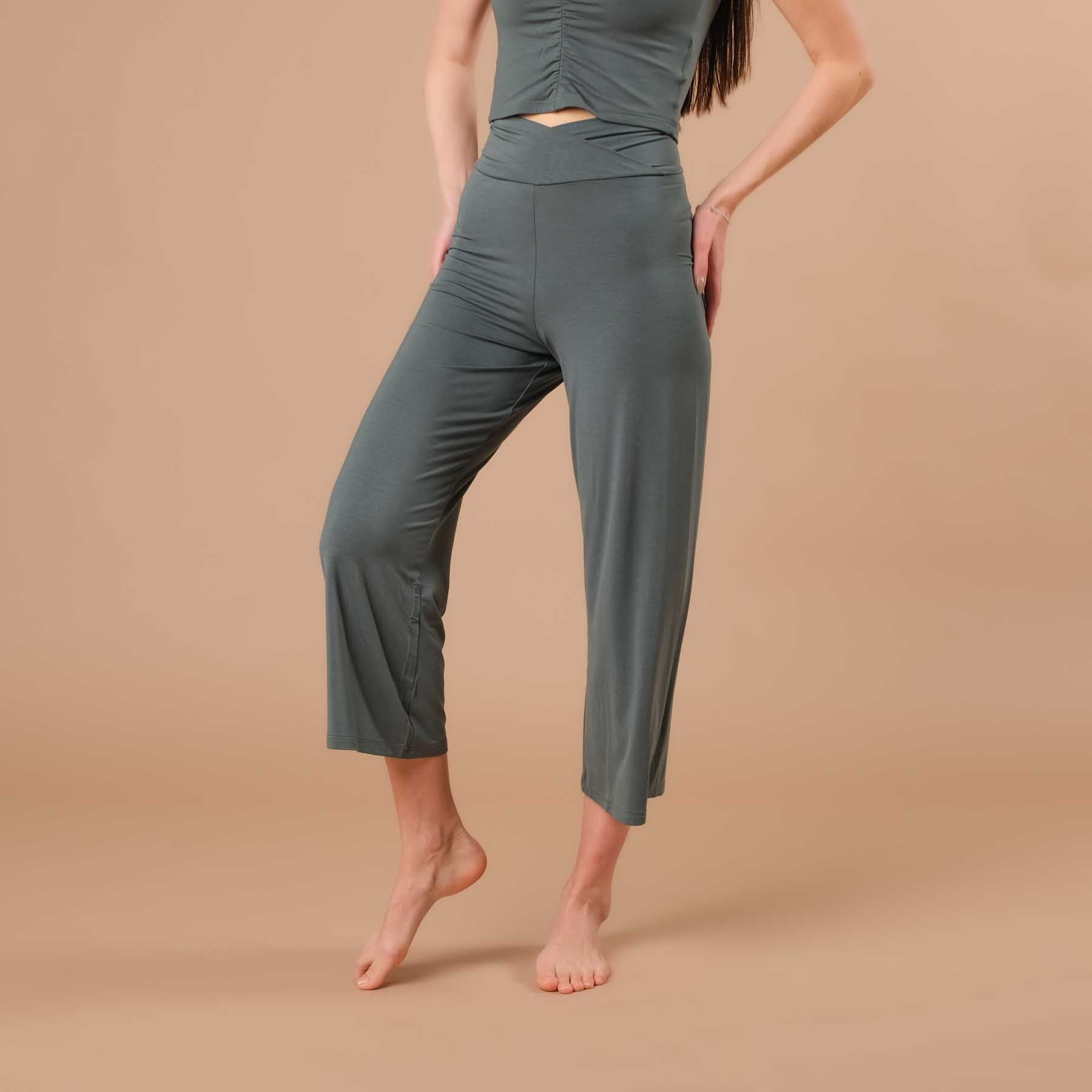 Culotte estiva Yoga Comfy smeraldo