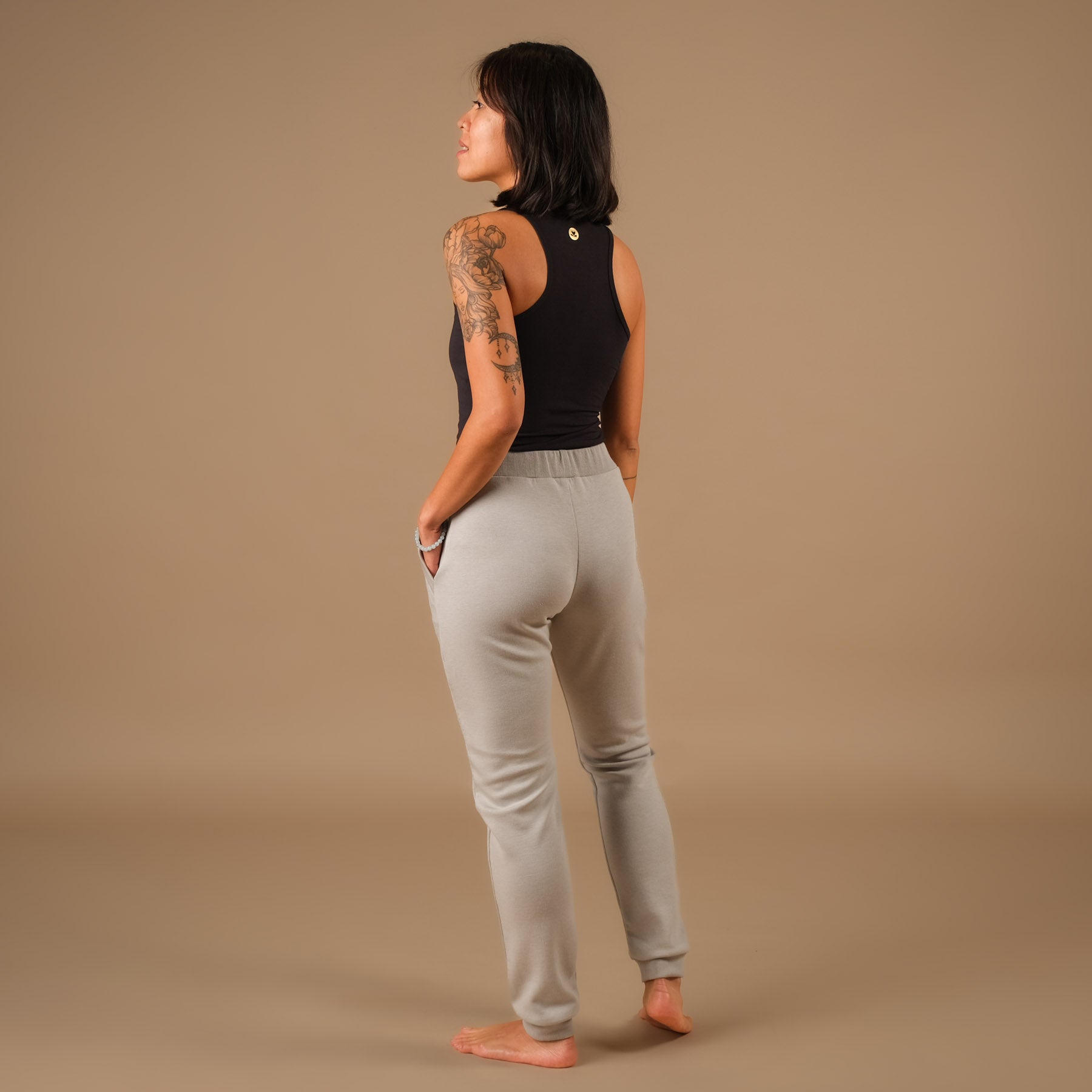 Pantaloni da jogging yoga unisex Grigio accogliente