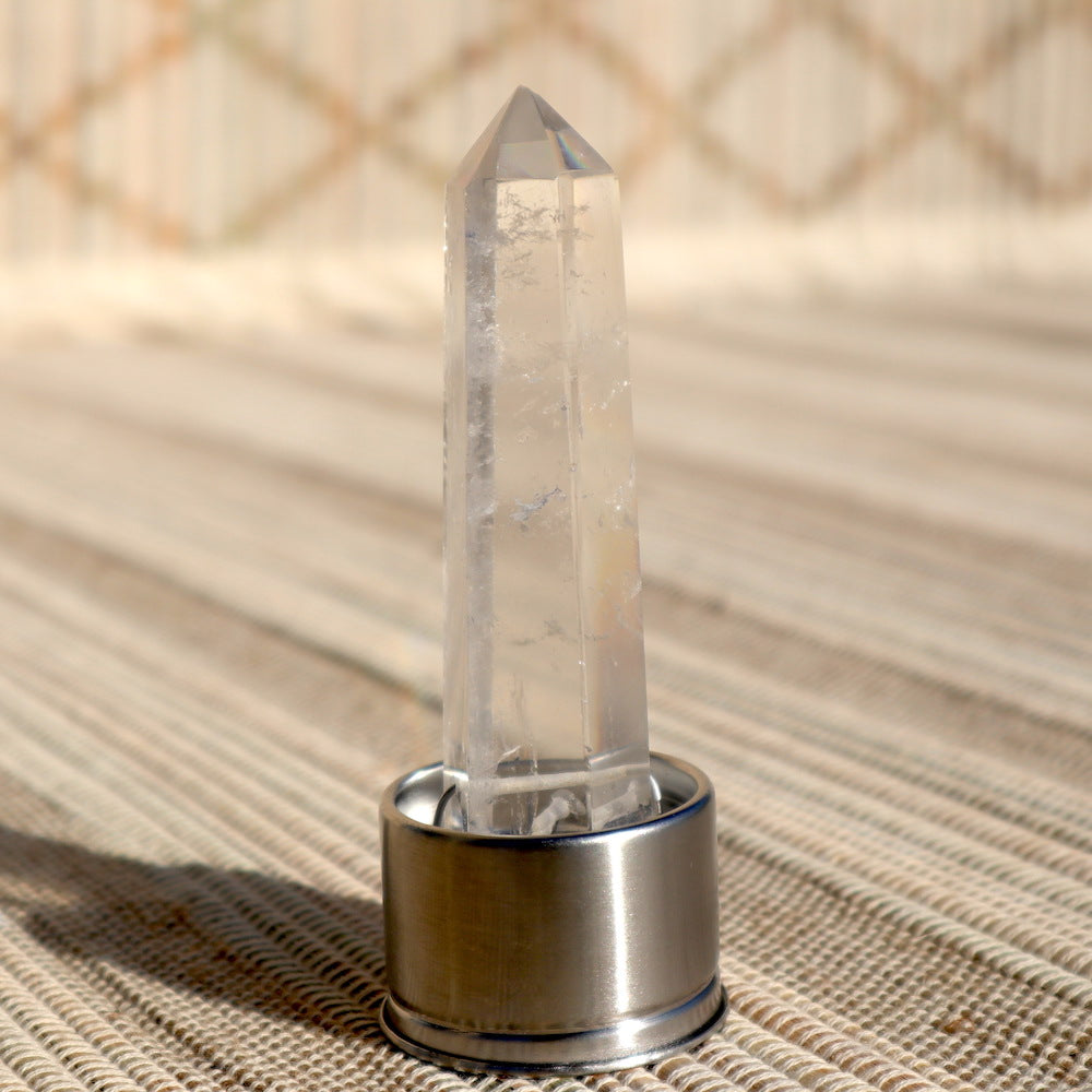 Punta di ricambio gemma bottiglia d'acqua cristallo di rocca