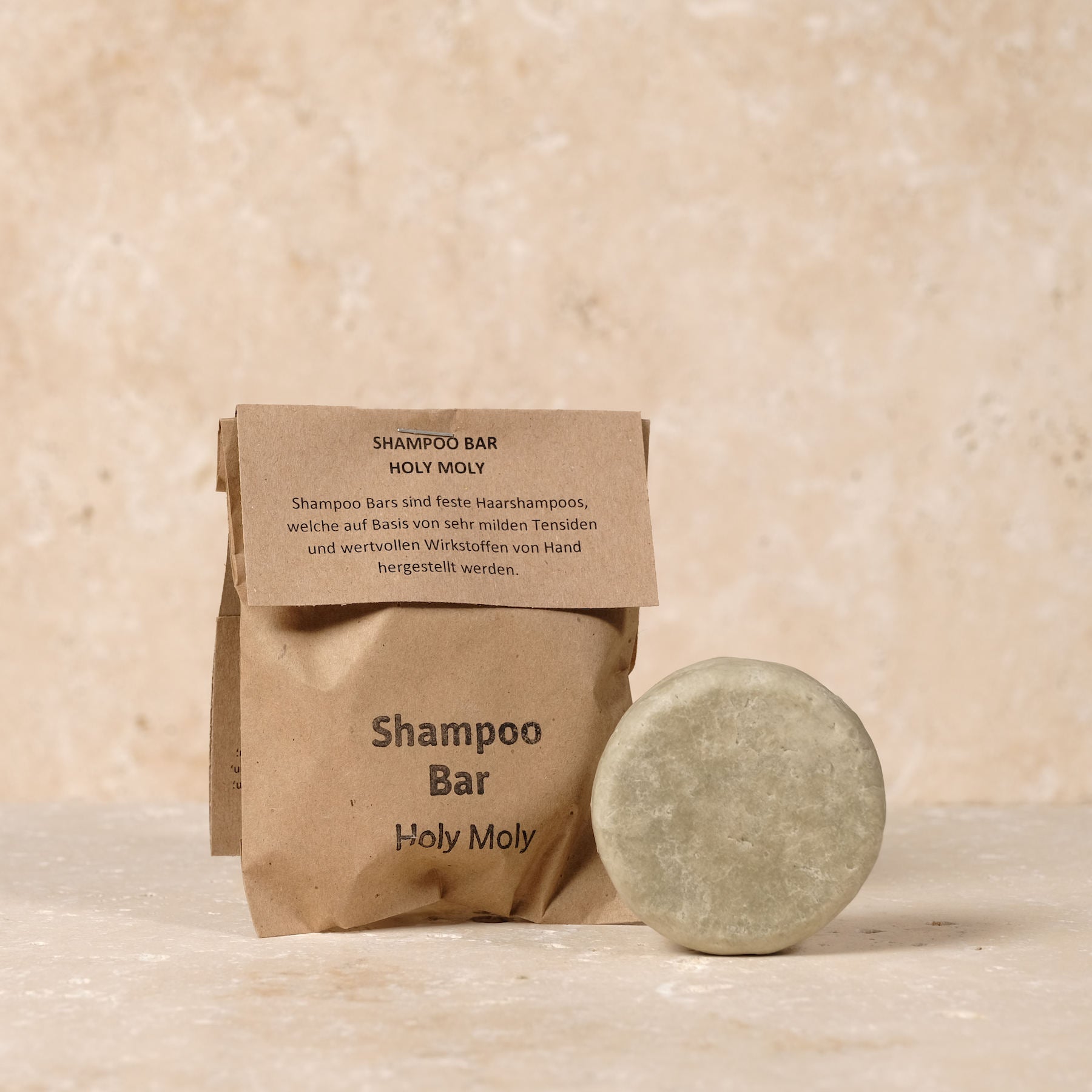 Sapone per capelli sostenibile a rifiuti zero - Barretta shampoo - Holy Moly