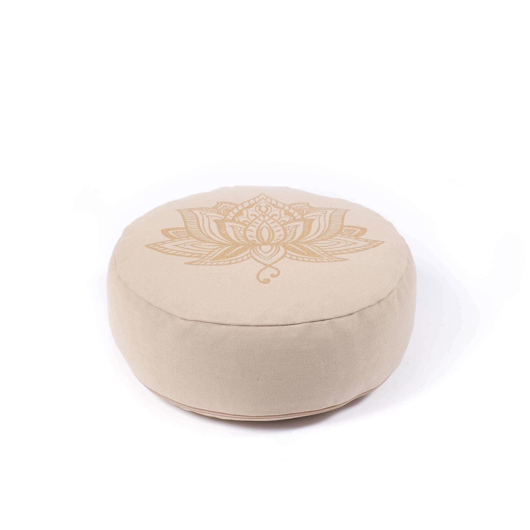 Cuscino da meditazione Lotus SMALL Sabbia di cotone organico