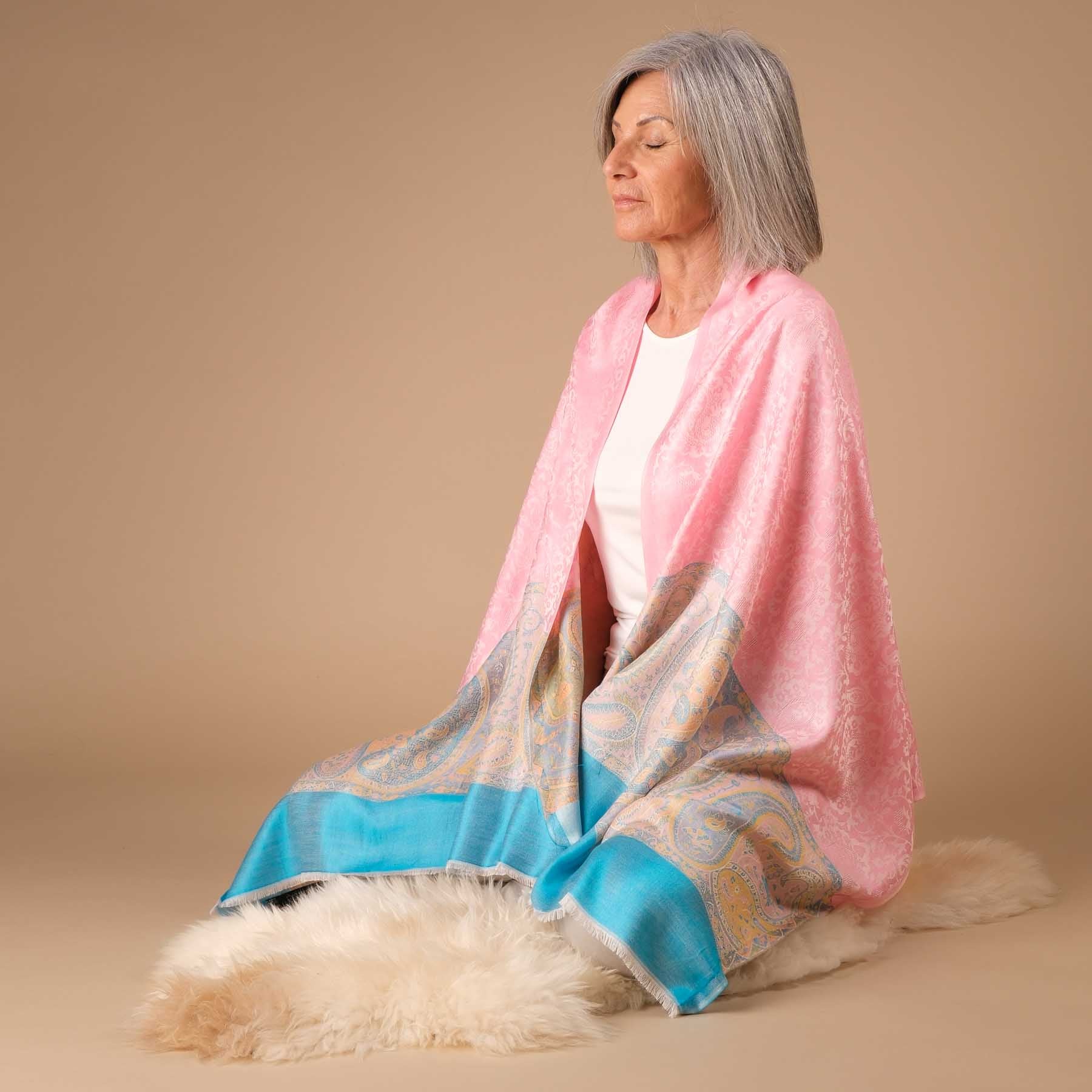 Scialle da meditazione Tessuto modale Indra