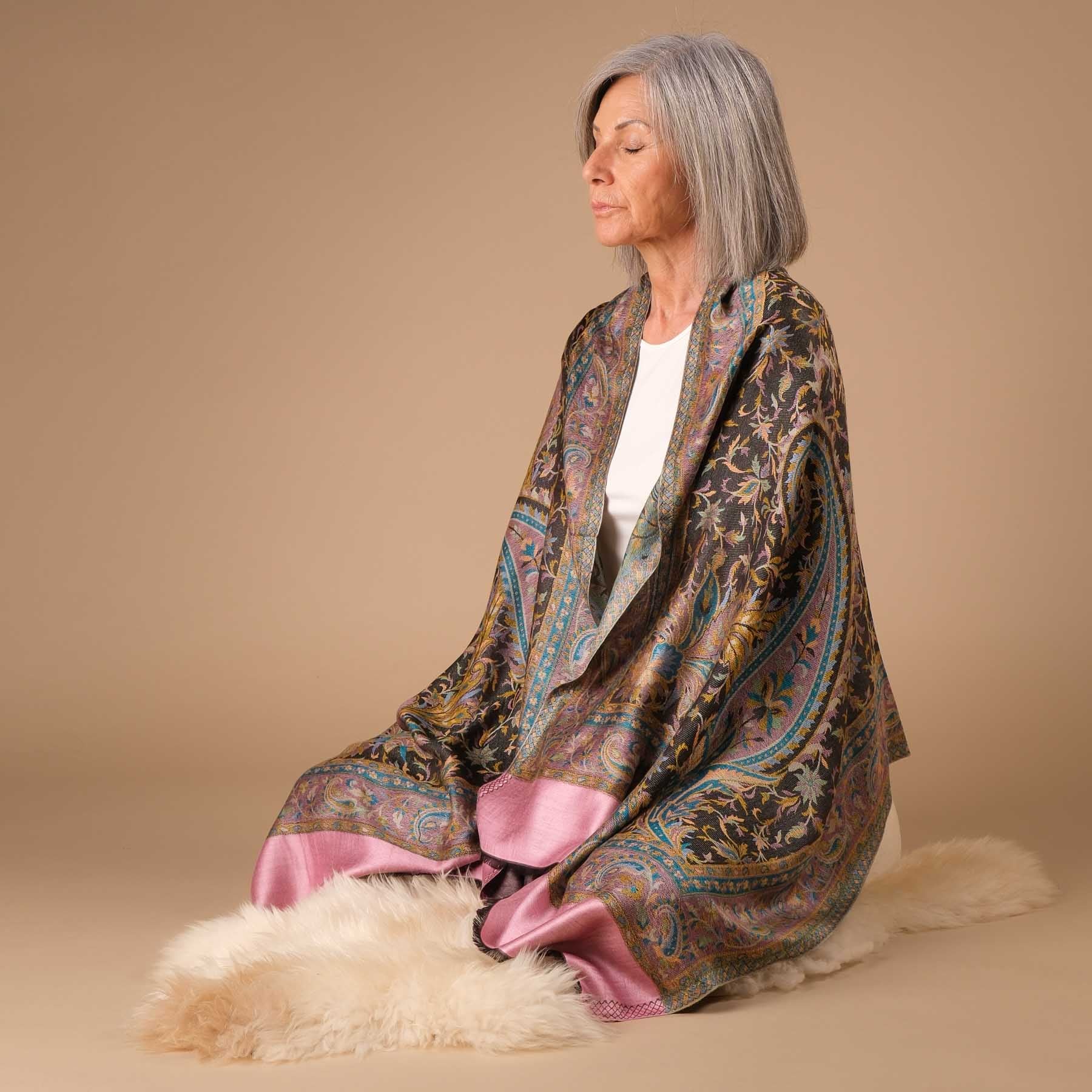 Sciarpa scialle da meditazione in Modal Eleonore