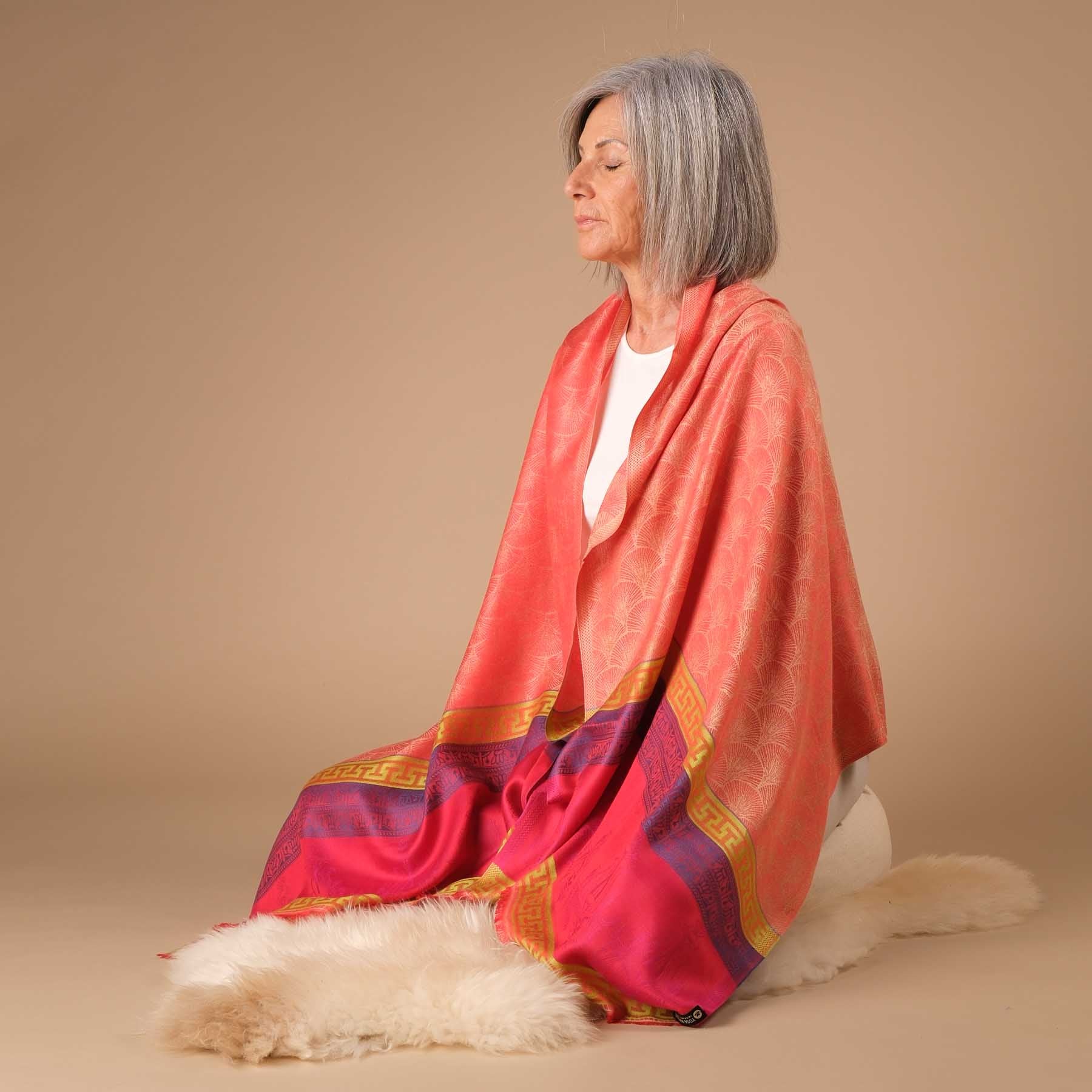 Sciarpa scialle da meditazione Joy in Modal