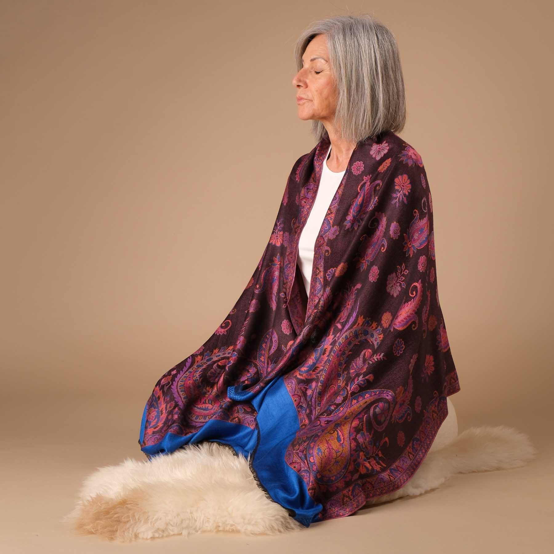 Sciarpa da meditazione Nettuno in morbido tessuto Modal