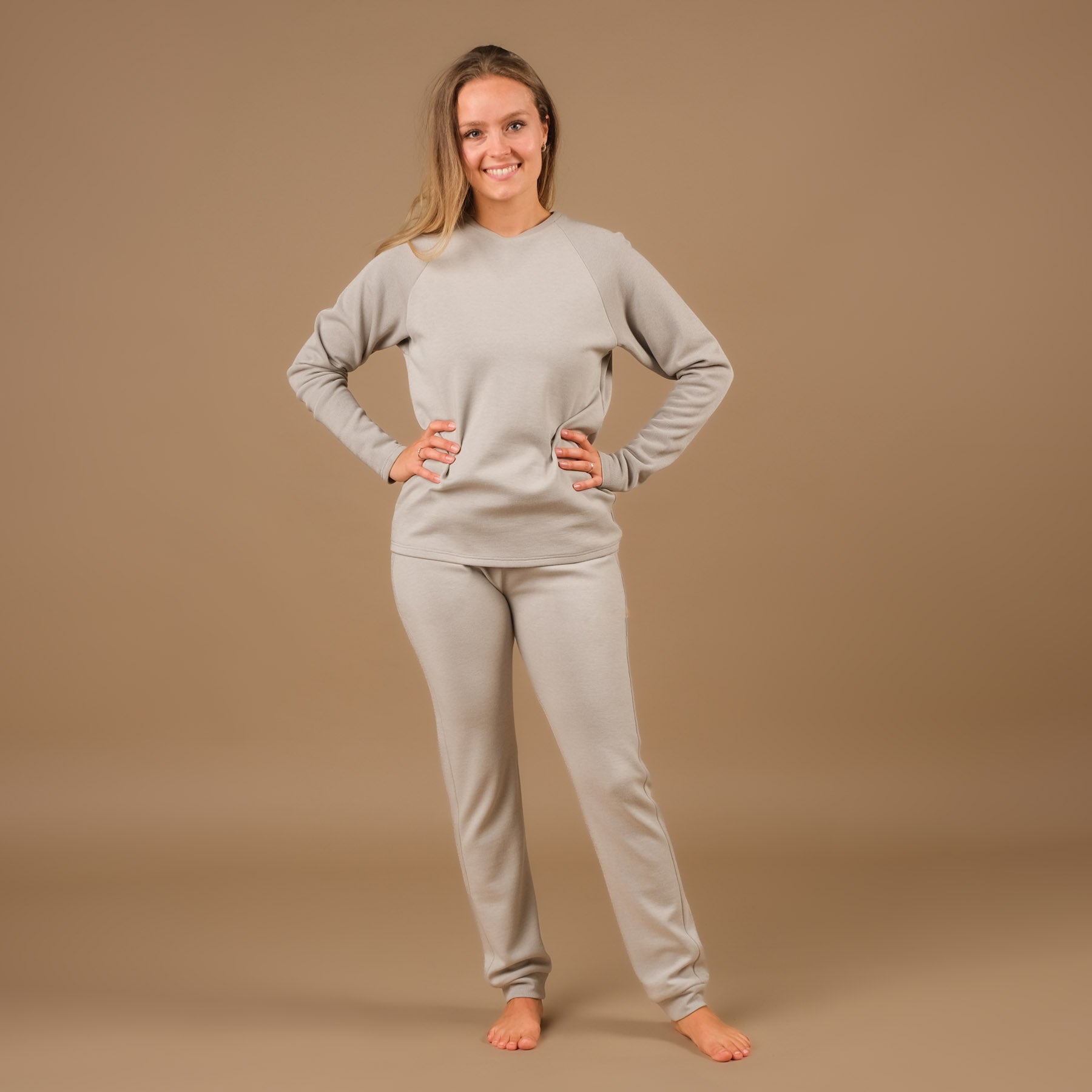 Felpa Yoga unisex Grigio accogliente