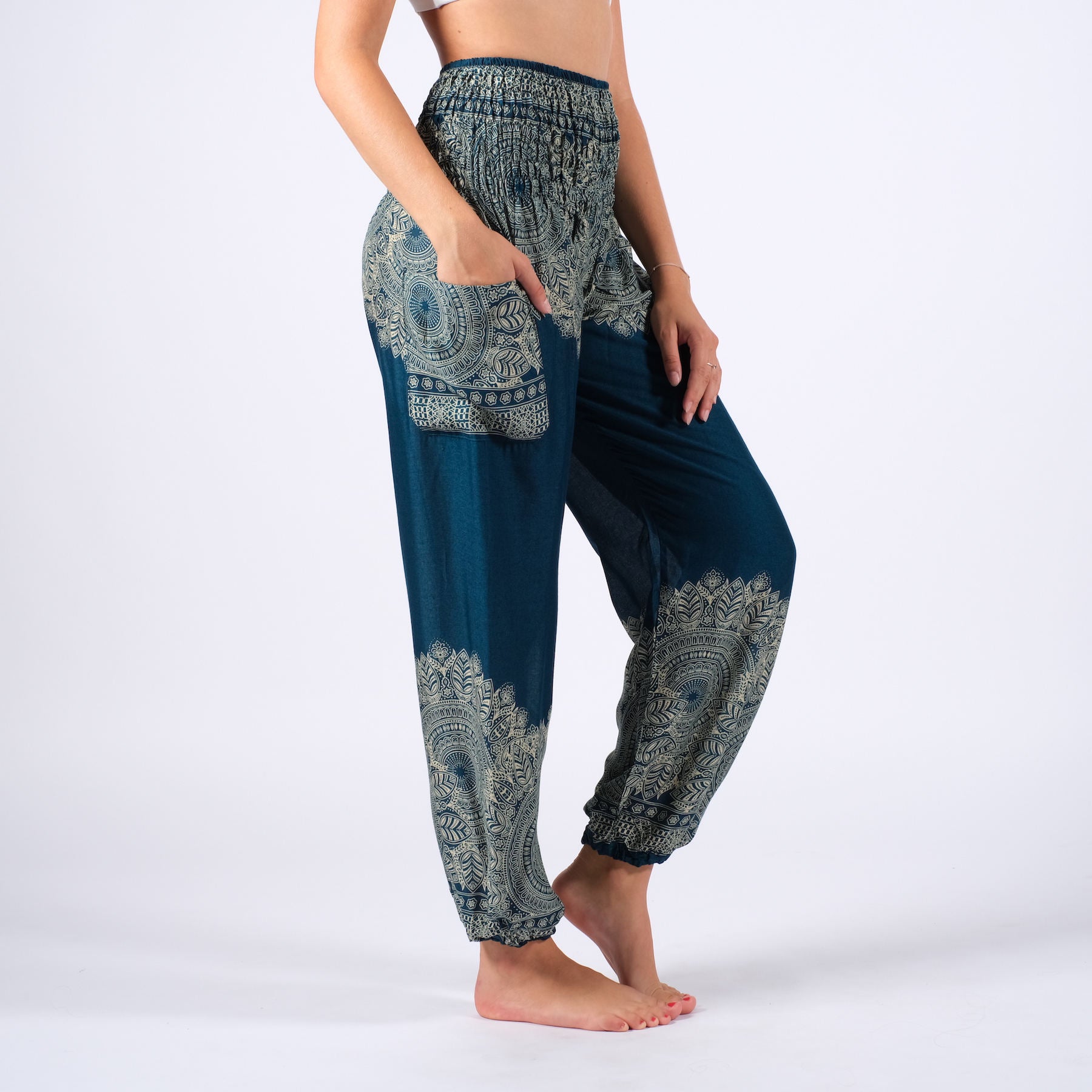 Pantaloni harem yoga benzina boho