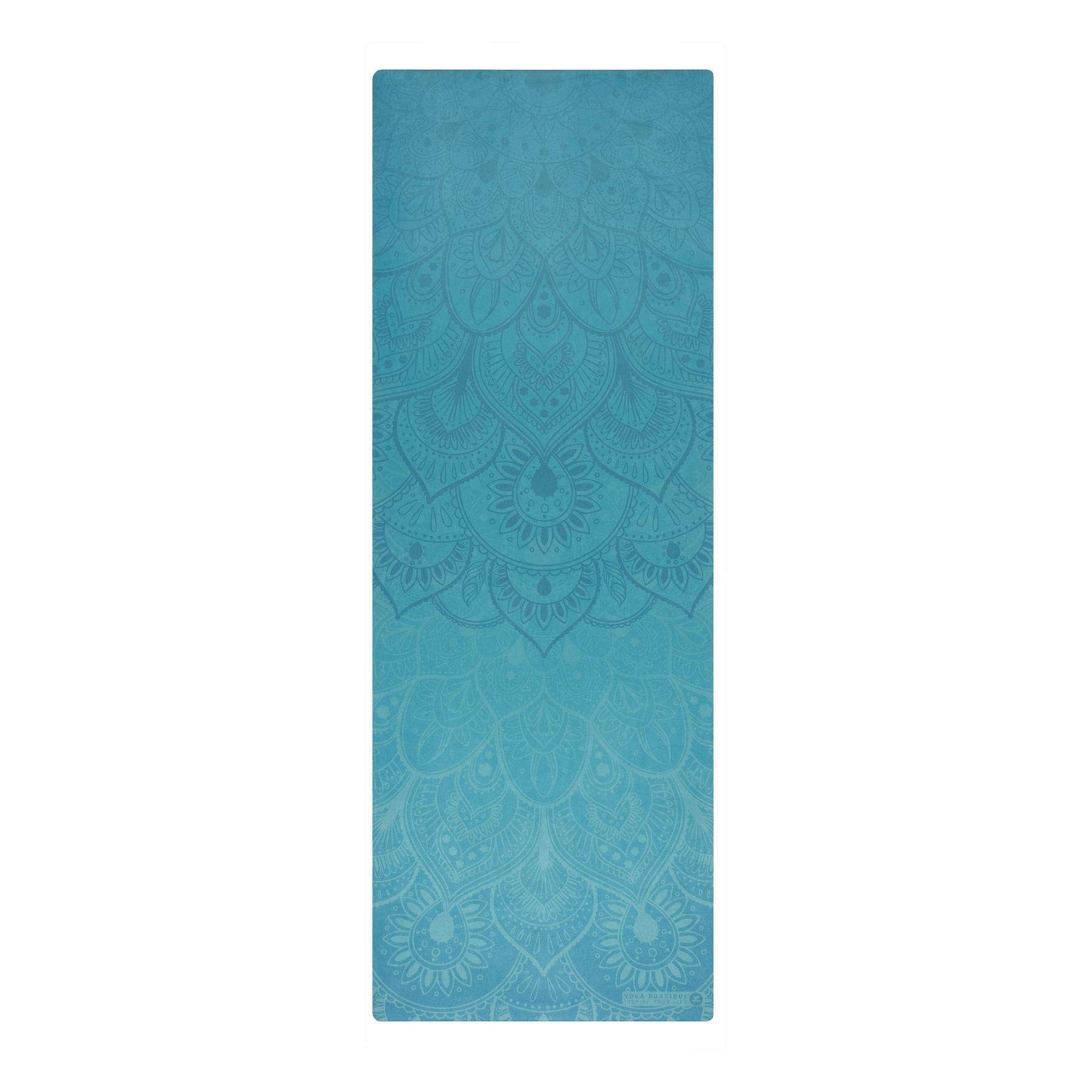 Tappetino da viaggio - Asciugamano da yoga Mandala turchese